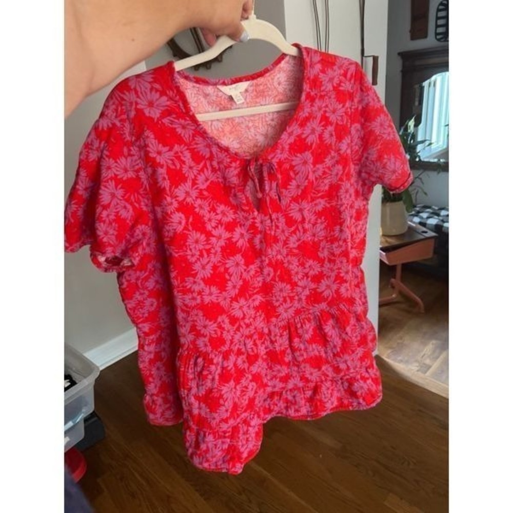 terra and sky pink peplum 2XL